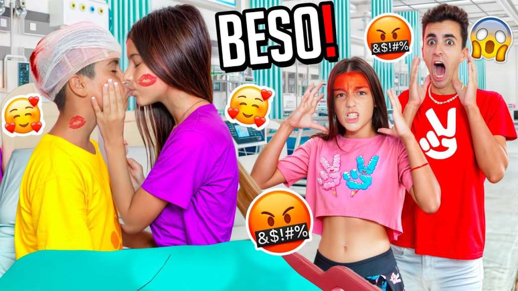 MI HERMANO BESA A LA DESCONOCIDA Y ASI REACCIONA MI HIJASTRA…