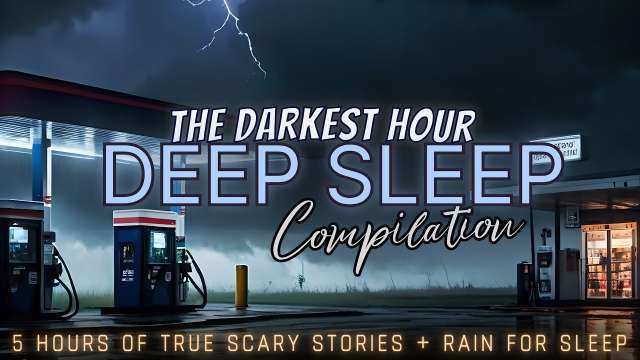 5 Hours of TRUE Scary Stories + rain for sleep 😴 black screen, no ads, just stories