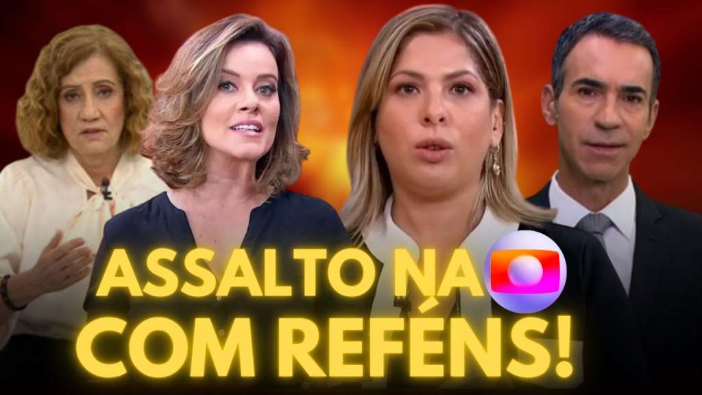 BANDIDOS invadem a GLOBO no RIO e  roubam CELULARES