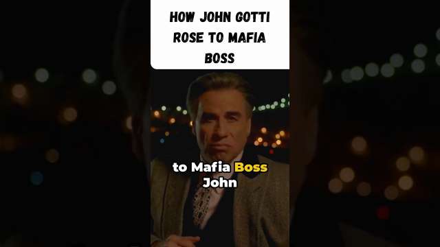 How John Gotti Rose To Become Mafia Boss #shorts #short