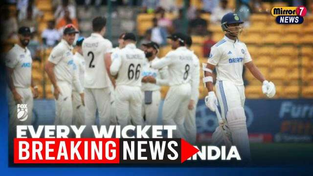 India Shocked by New Zealand’s Bowling, All Out for 46 in Bengaluru