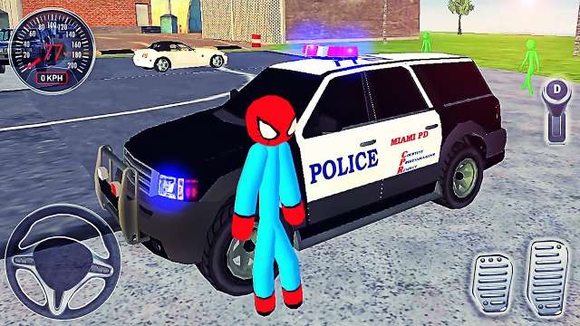 StickMan Rope Police Hero – Gangster Mafia Crime Vegas Simulator – Best Android GamePlay