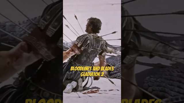 Bloodlines and Blades | Lucius vs Acacios #gladiator2 #ridleyscott